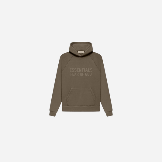 FEAR OF GOD ESSENTIALS HOODIE WOOD