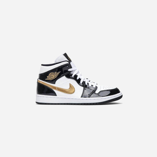 JORDAN 1 MID PATENT GOLD