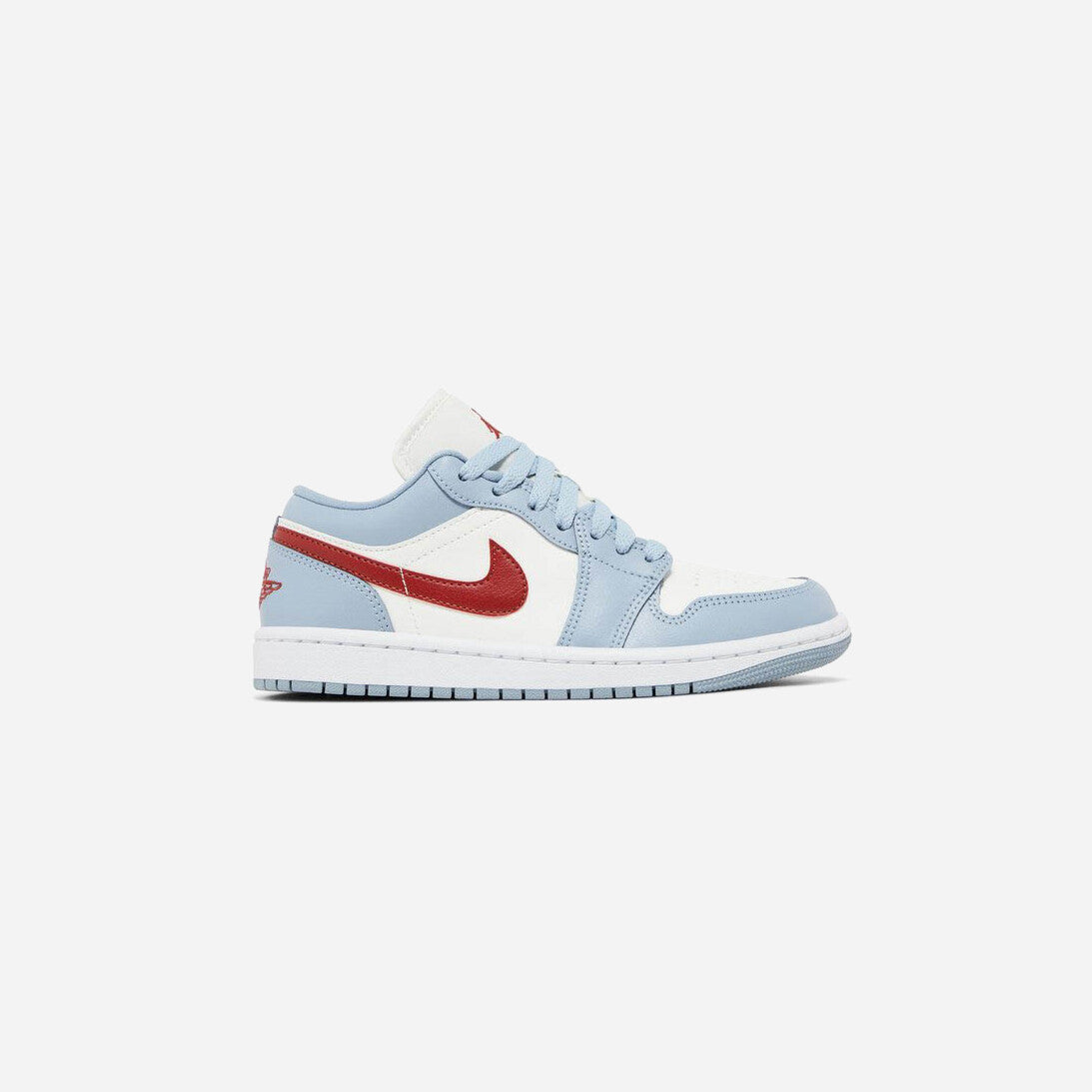 JORDAN 1 LOW BLUE WHISPER DUNE RED