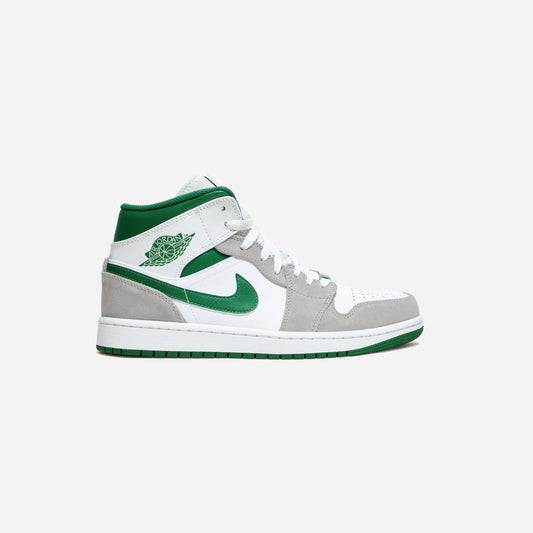 JORDAN 1 MID SE GREY GREEN