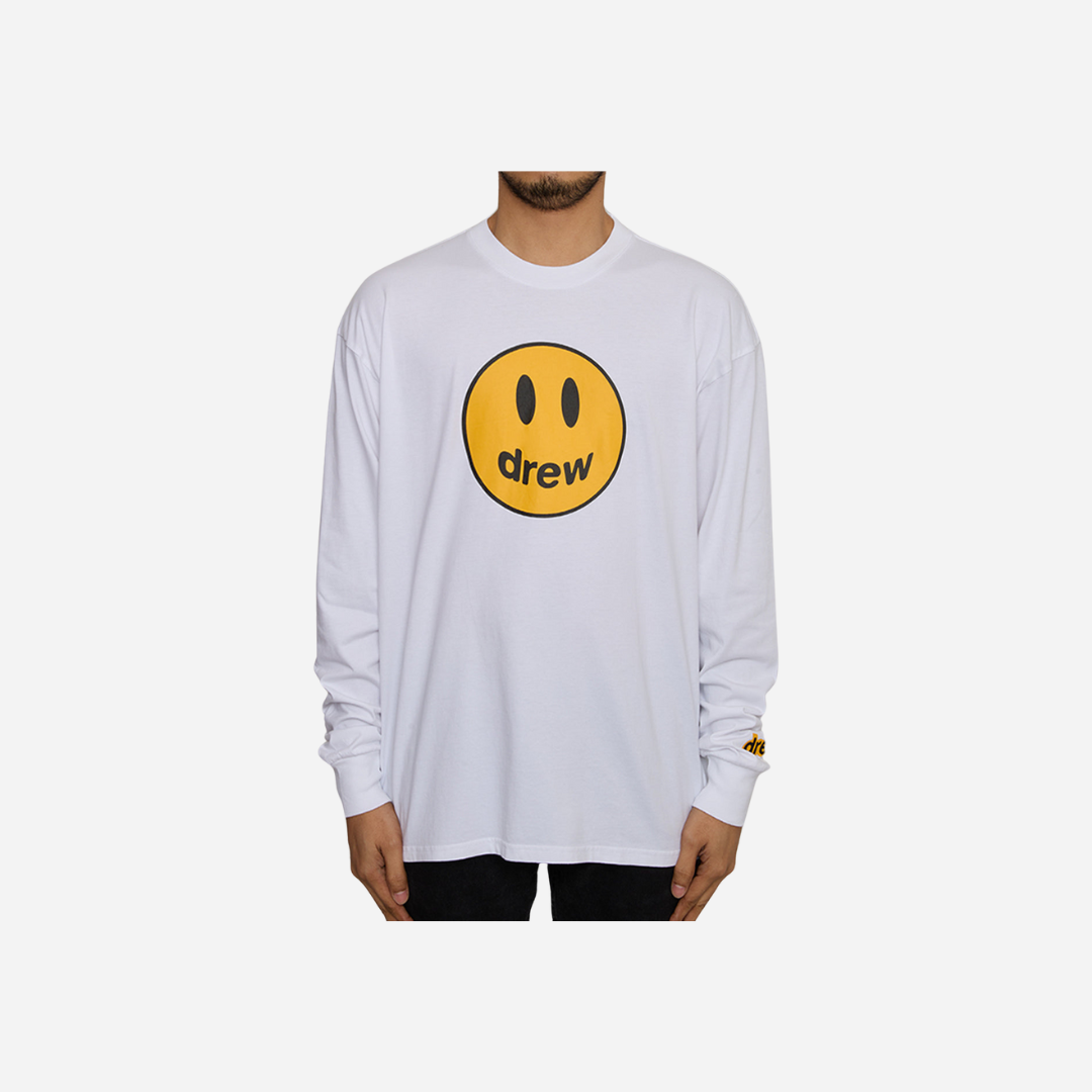 DREW HOUSE MASCOT BASIC FULL SLEEVE WHITE