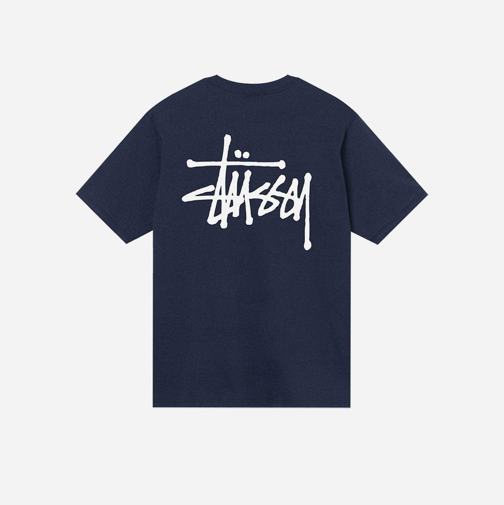 STUSSY BASIC T-SHIRT NAVY