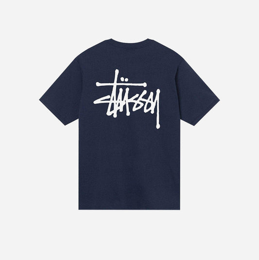 STUSSY BASIC T-SHIRT NAVY