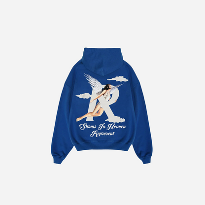 Represent Storms In Heaven Hoodie Blue - SS23