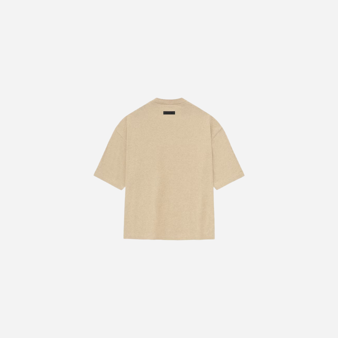 FEAR OF GOD ESSENTIALS TEE GOLD HEATHER