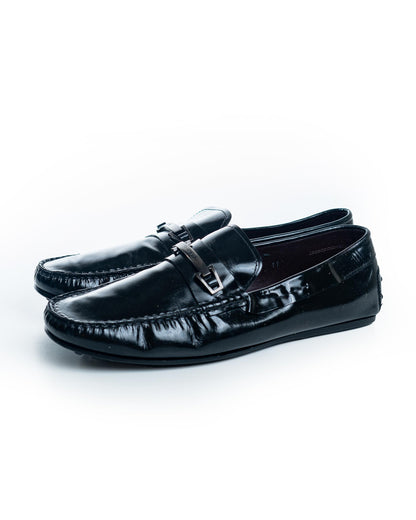 Tod's Leather Loafers Black