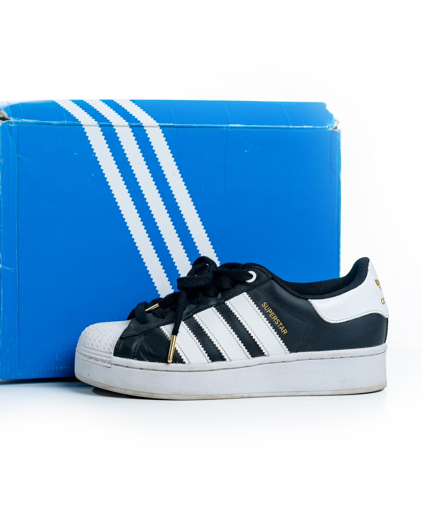 Adidas Superstar Black White (Women's) (Rep Box)