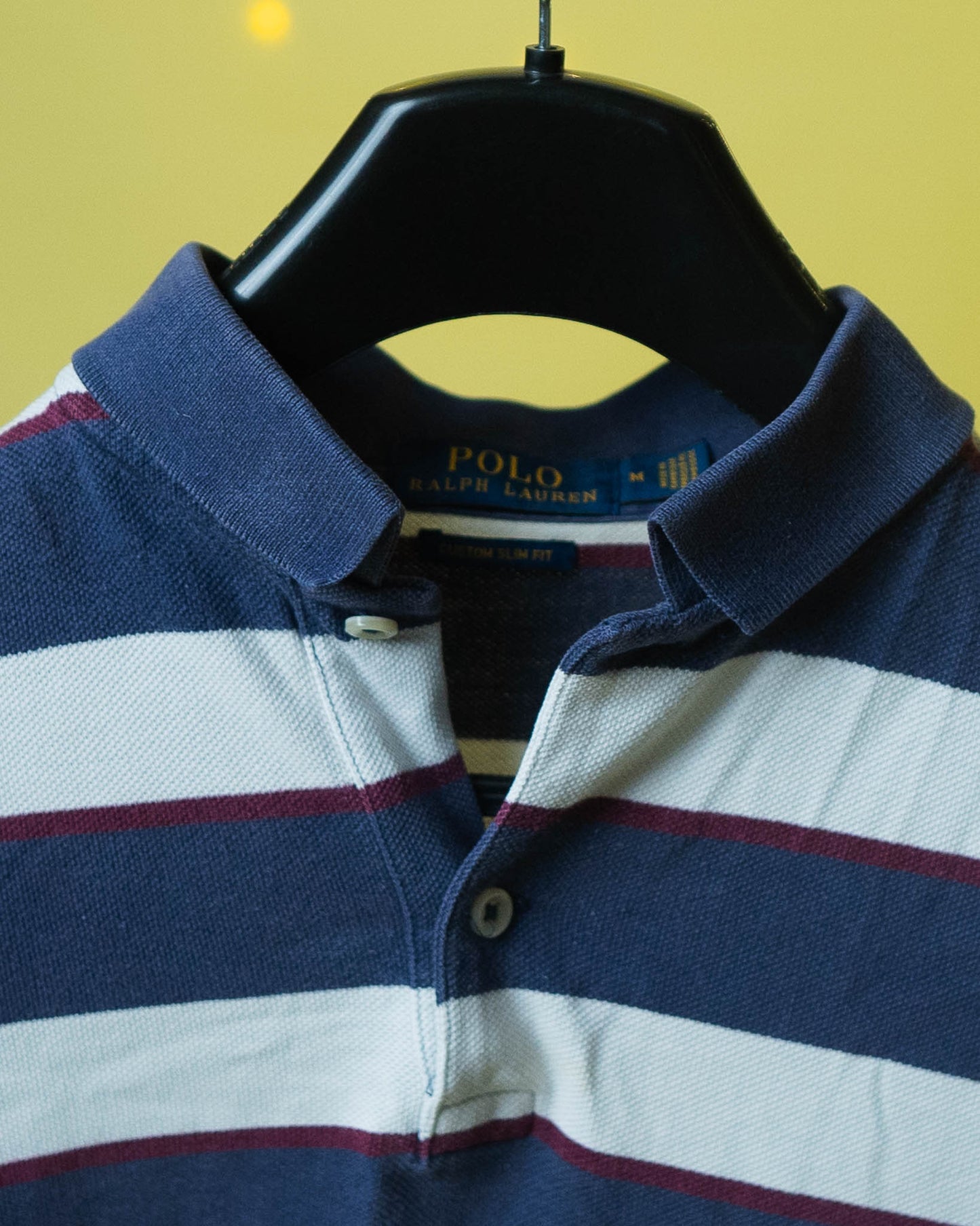 Polo Ralph Lauren Logo Striped Cotton T-Shirt