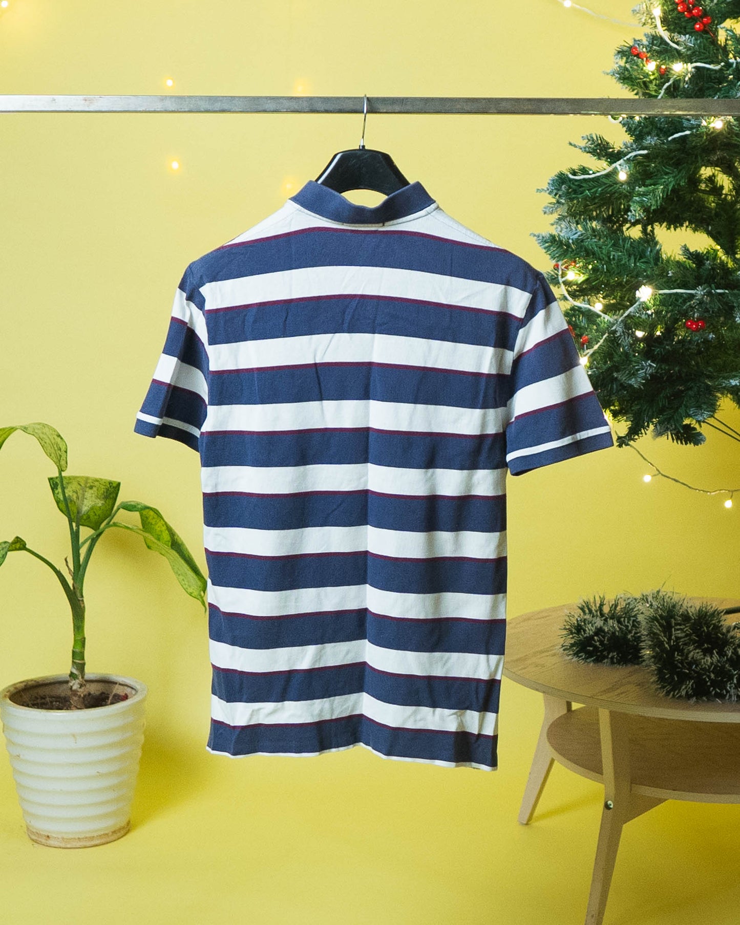 Polo Ralph Lauren Logo Striped Cotton T-Shirt