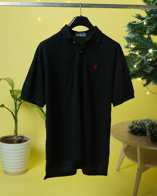 Vintage Polo by Ralph Lauren Red Logo Polo T-shirt