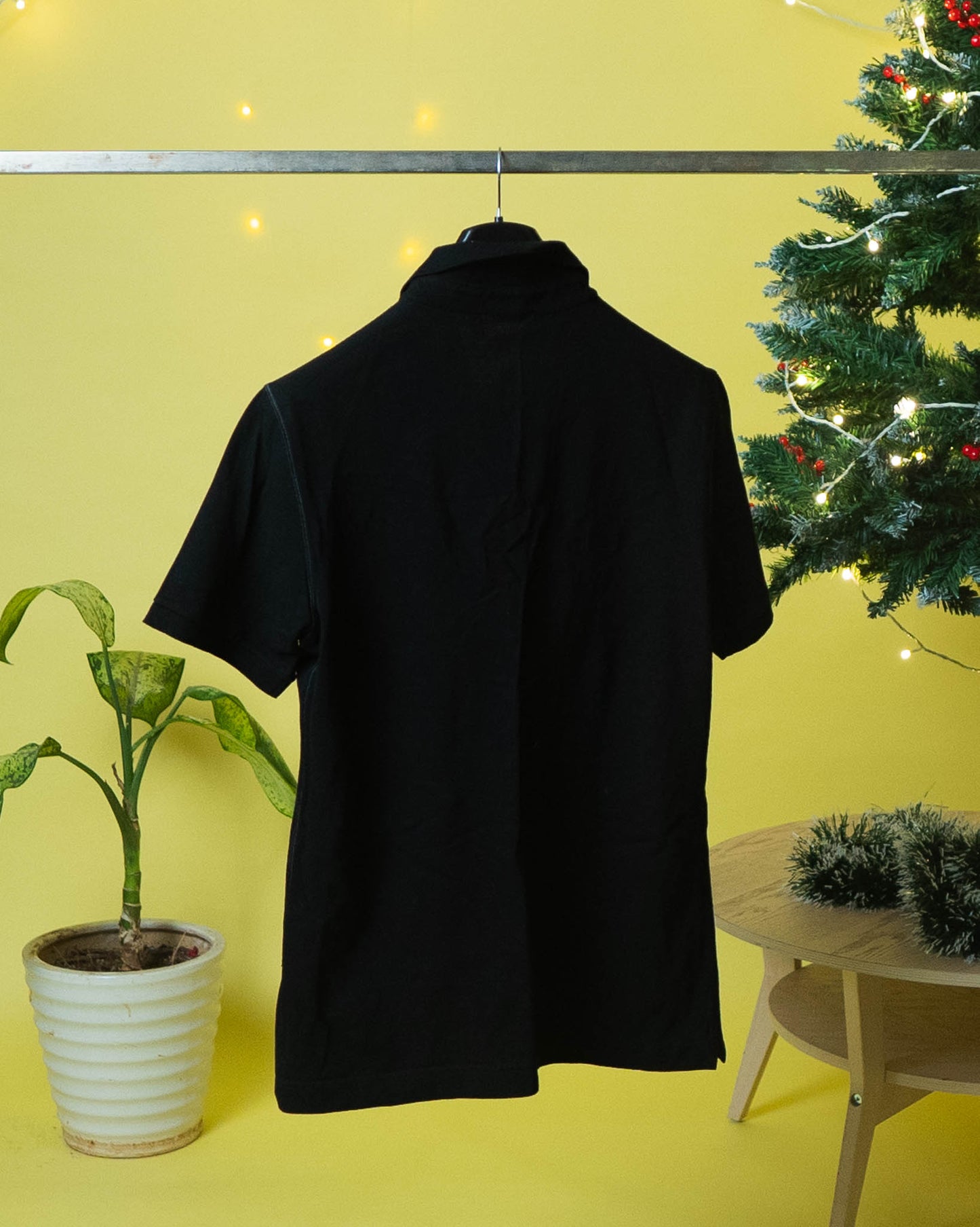 Dolce & Gabbana Black DG Polo T-Shirt