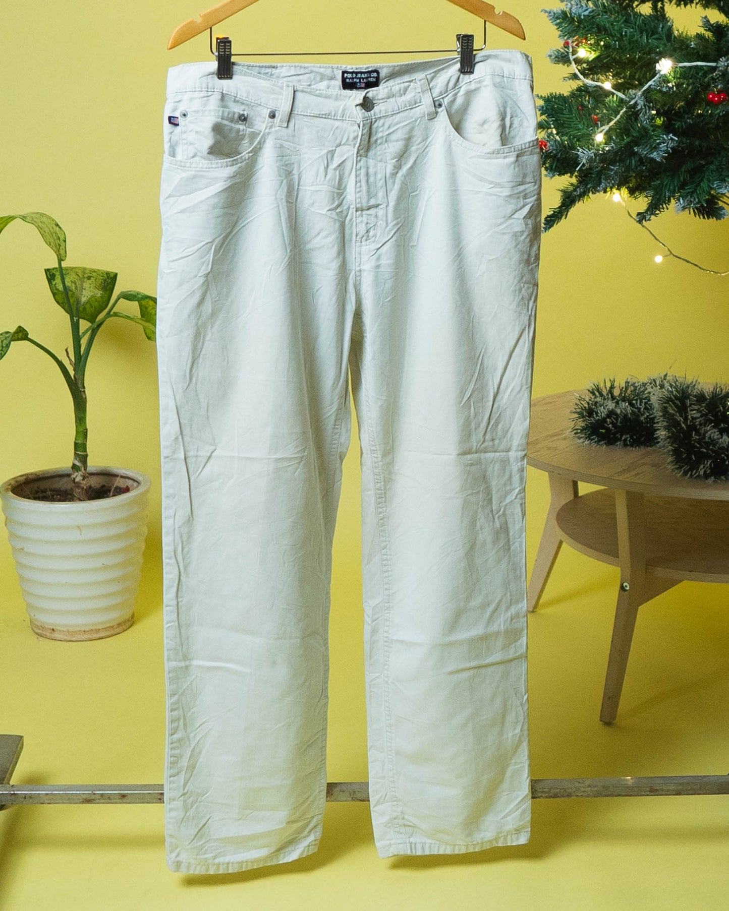 Polo Ralph Lauren Vintage 90s White Polo Jeans