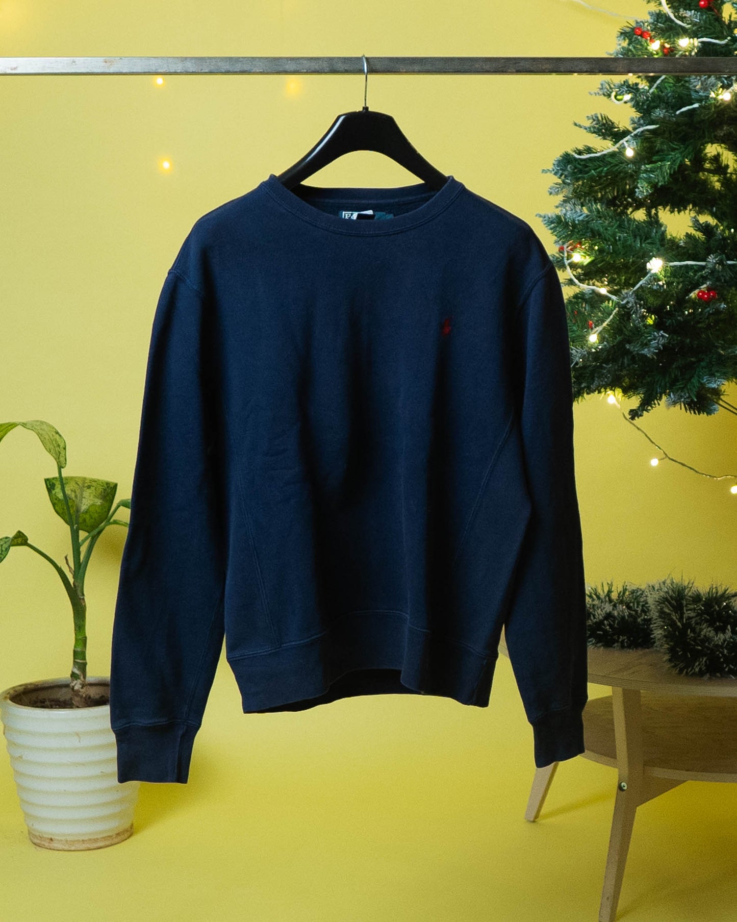 Vintage 90s Polo Ralph Lauren Crewneck Sweatshirt Navy