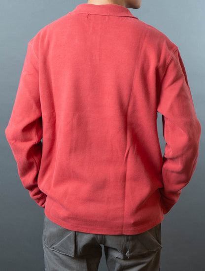 Polo Ralph Lauren Cotton Quarter-Zip Red Sweater