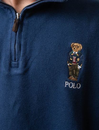 Polo Ralph Lauren Polo Bear Wool Quarter-Zip Sweater