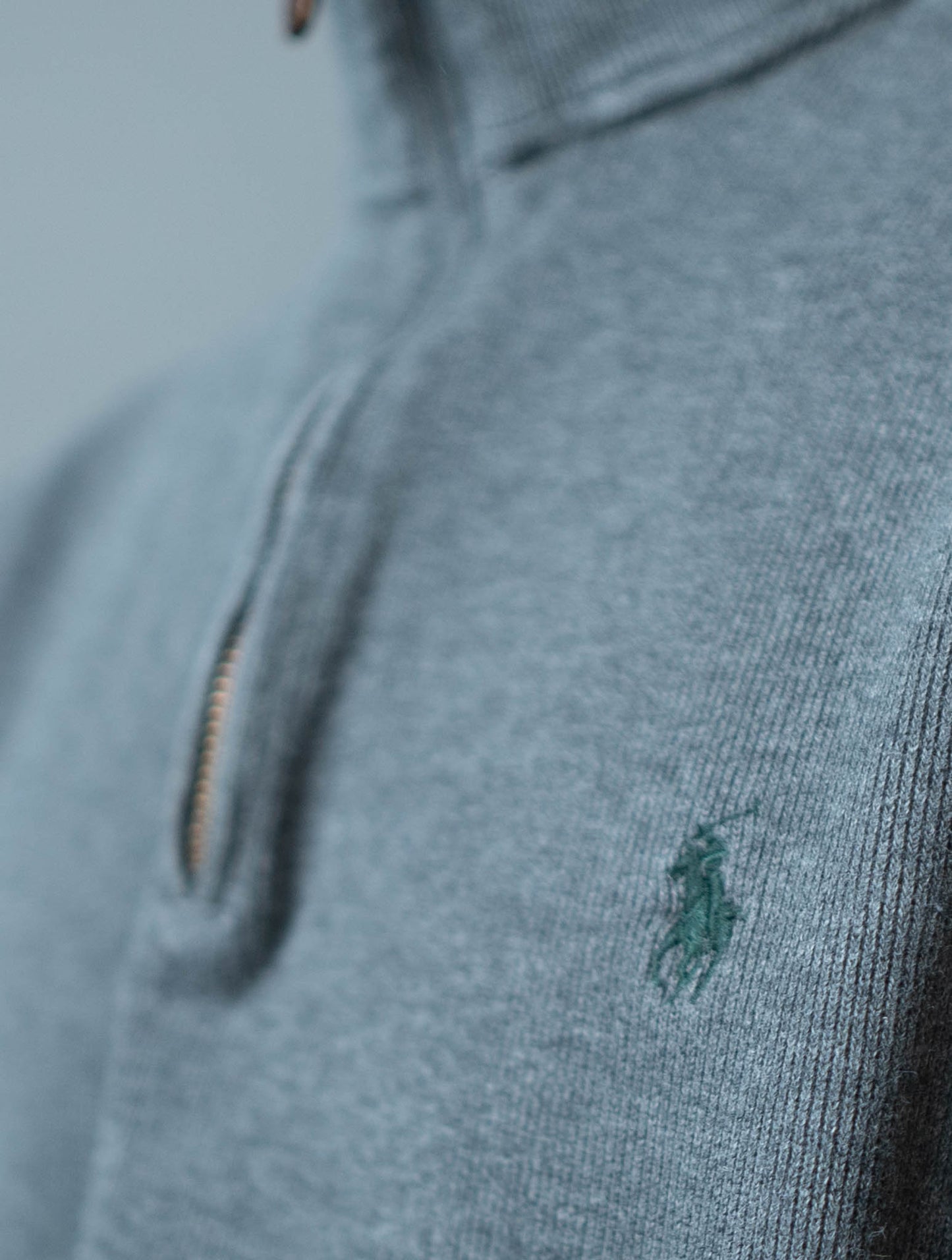 Polo Ralph Lauren Quarter-Zip Grey Sweater