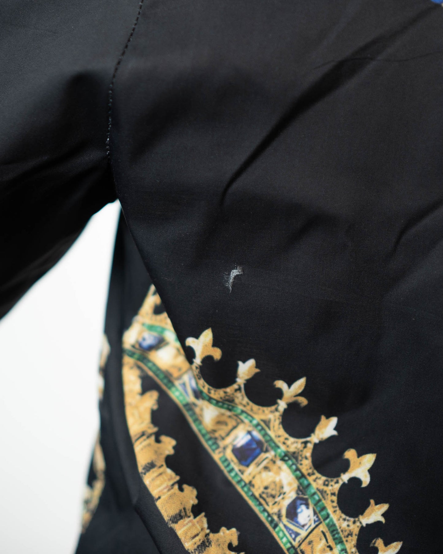 Dolce & Gabbana All Over Crown Zipped Jacket Hoodie