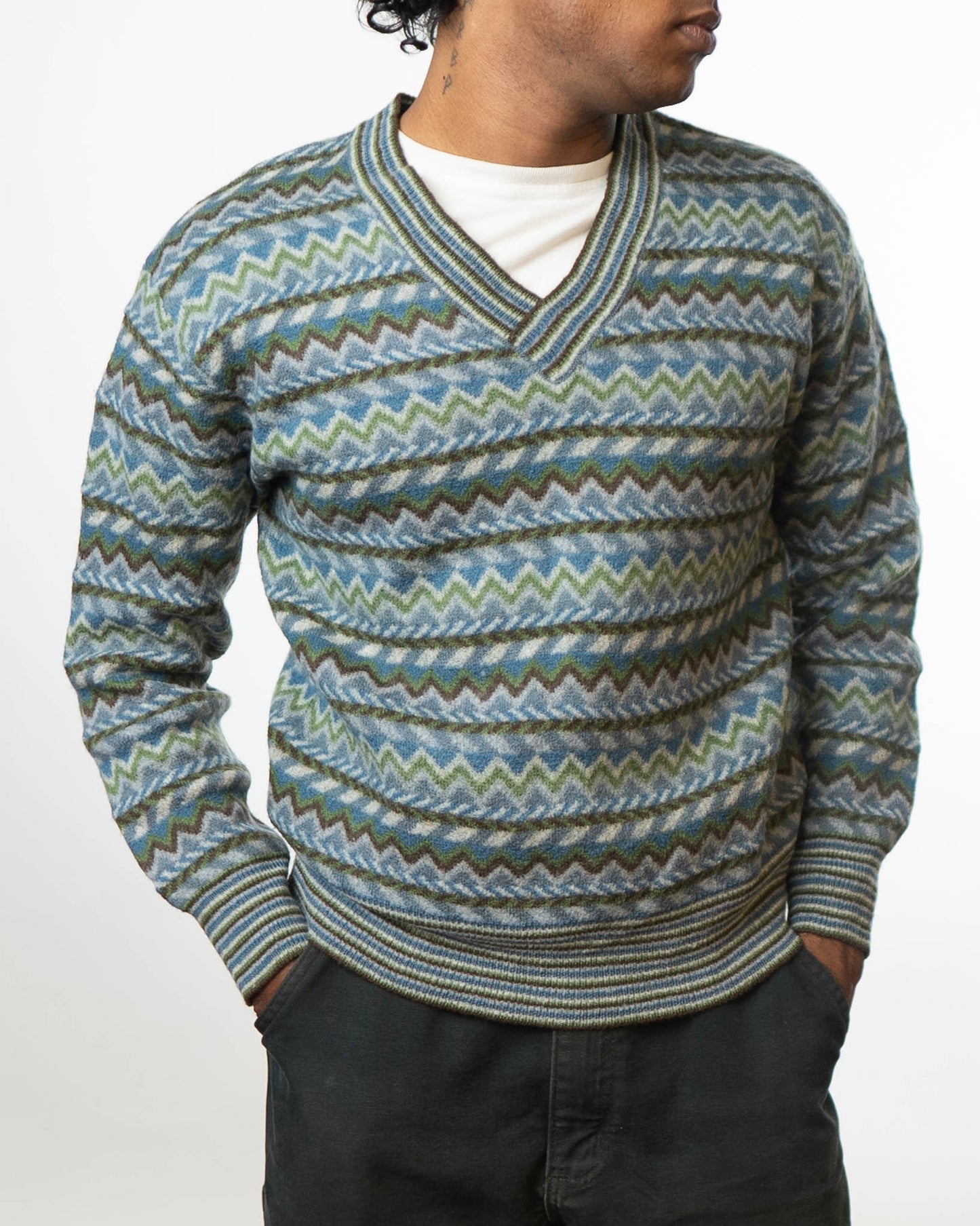 Missoni Sport Intarsia Knit Sweater