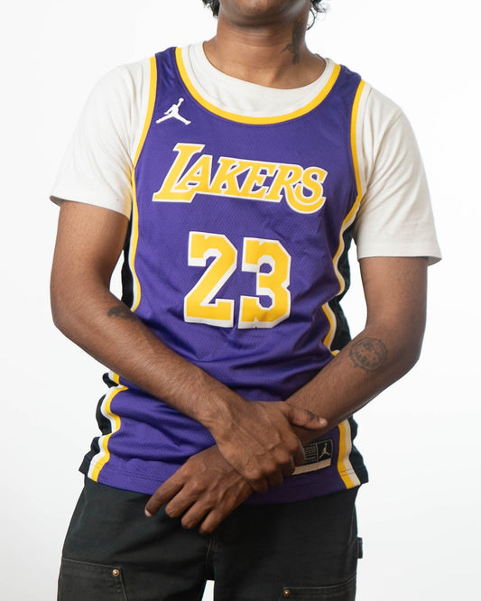 Nike NBA Los Angeles Lakers Statement Edition LeBron James Jersey