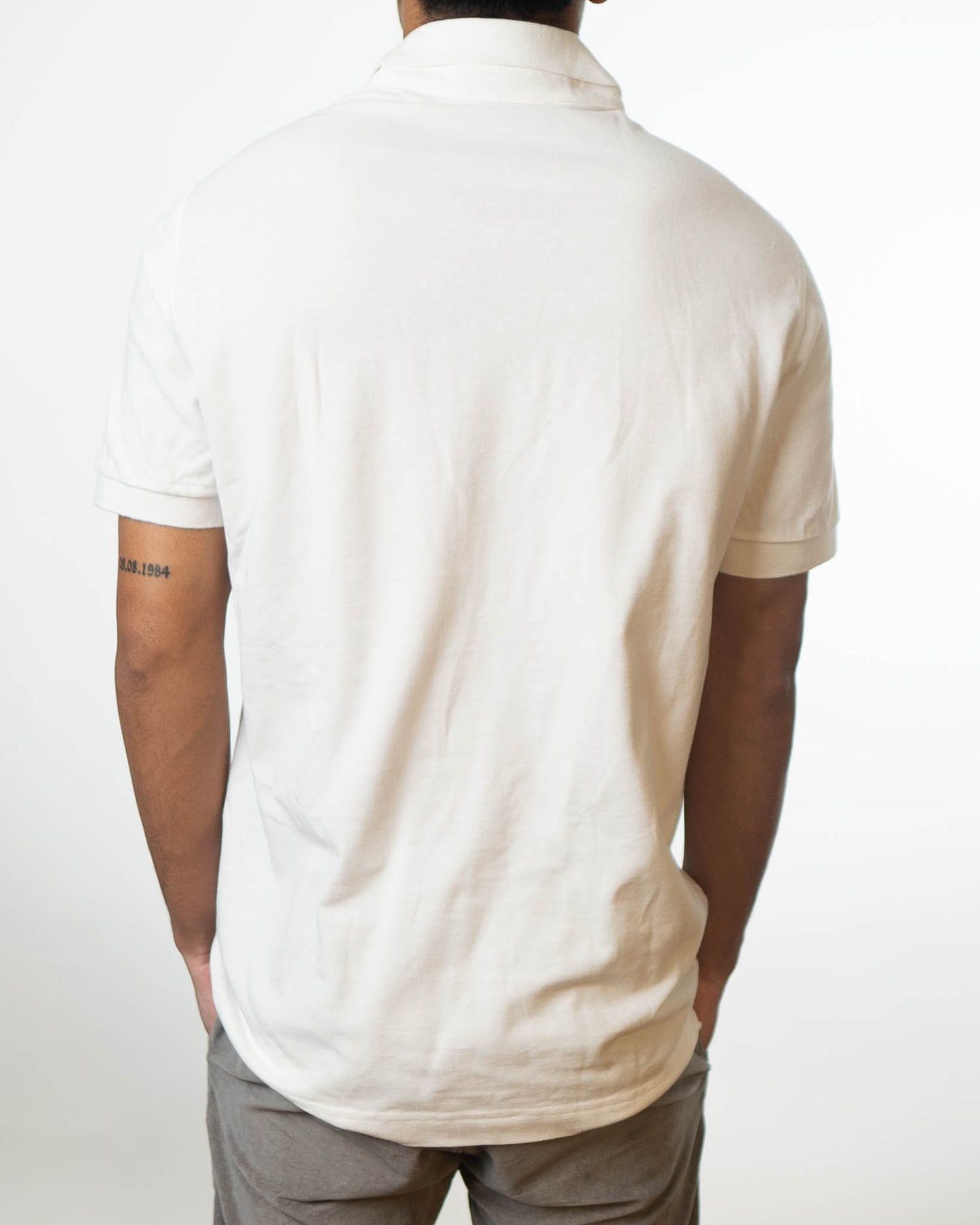 Dolce & Gabbana White DG Essential Polo T-Shirt