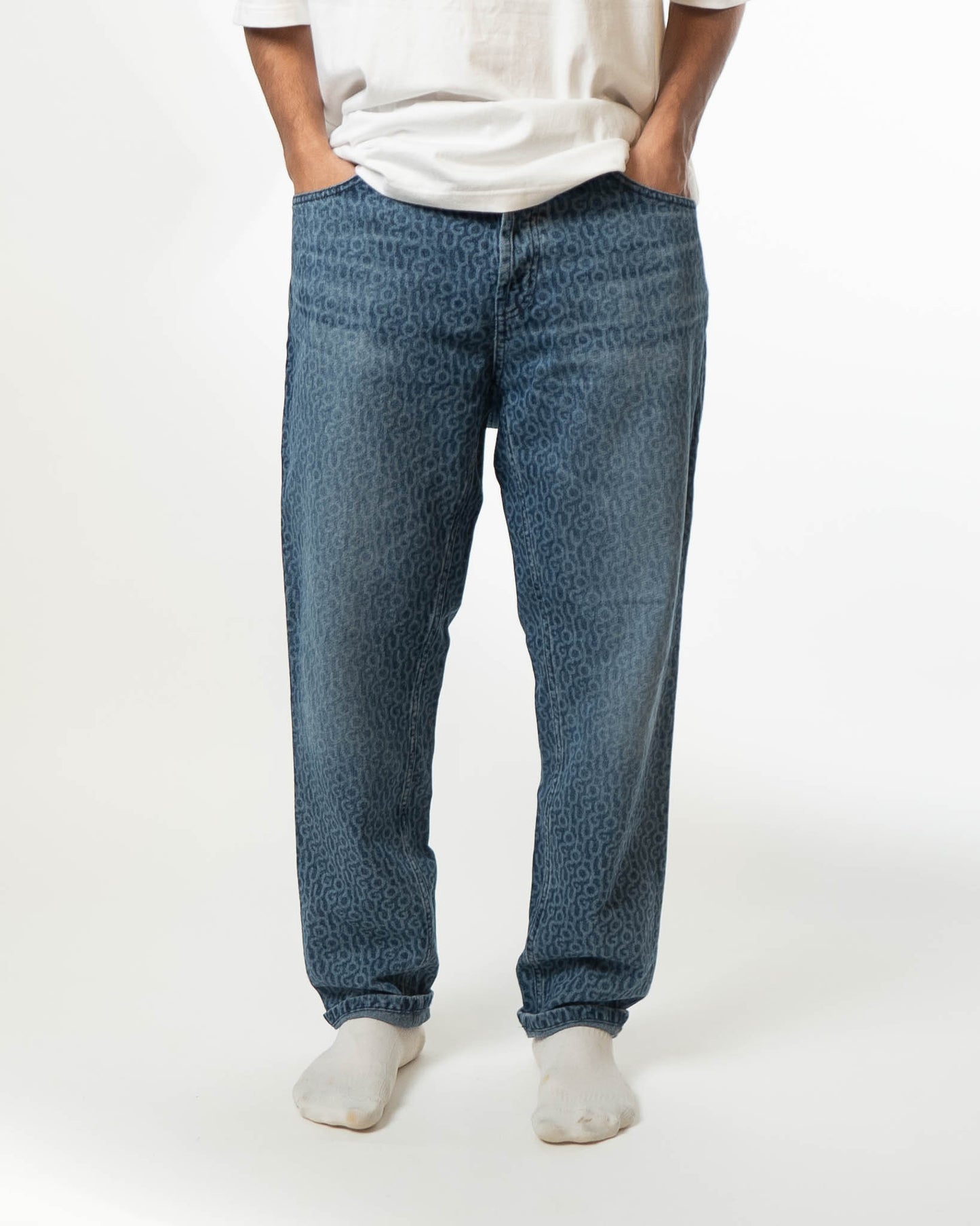 Hugo Boss Logo Blue Jeans