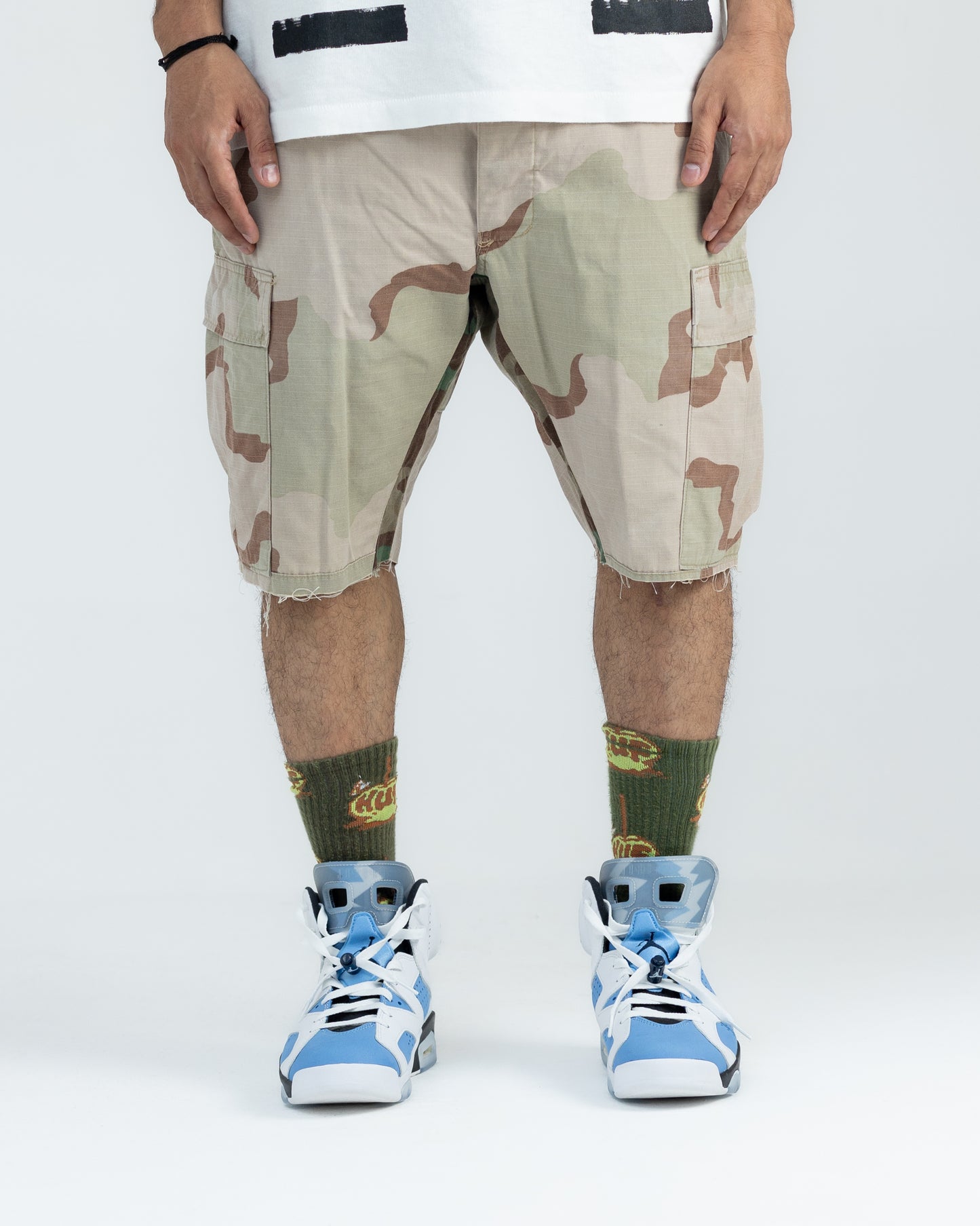 Vintage Usn Desert Camo Cargo Shorts