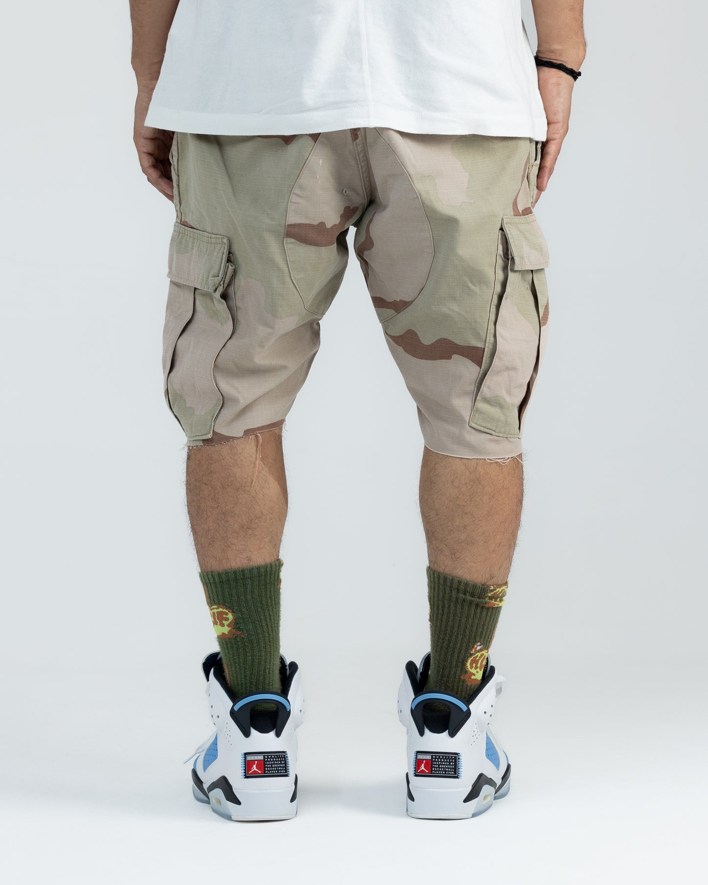 Vintage Usn Desert Camo Cargo Shorts