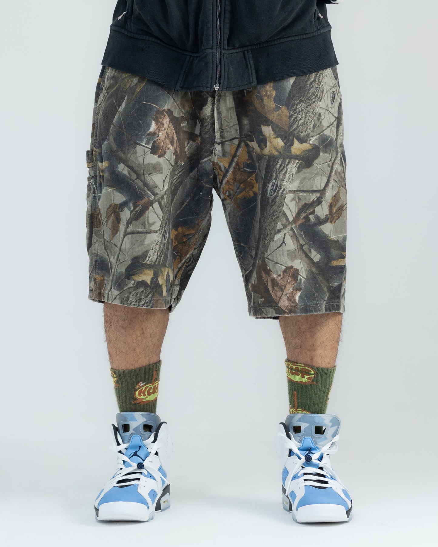 Vintage Realree Forest Camo Shorts