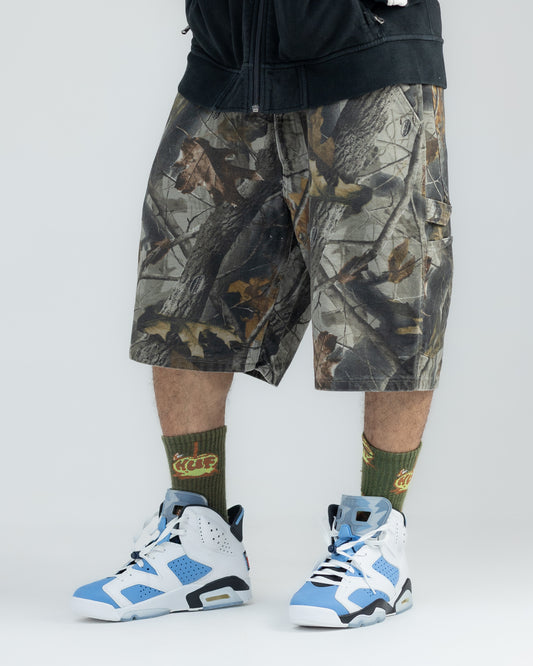 Vintage Realree Forest Camo Shorts