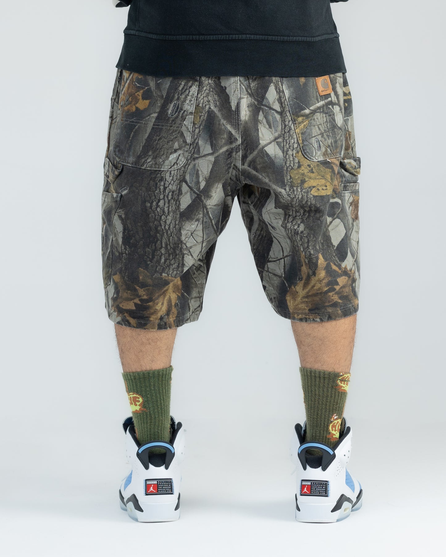 Vintage Realree Forest Camo Shorts