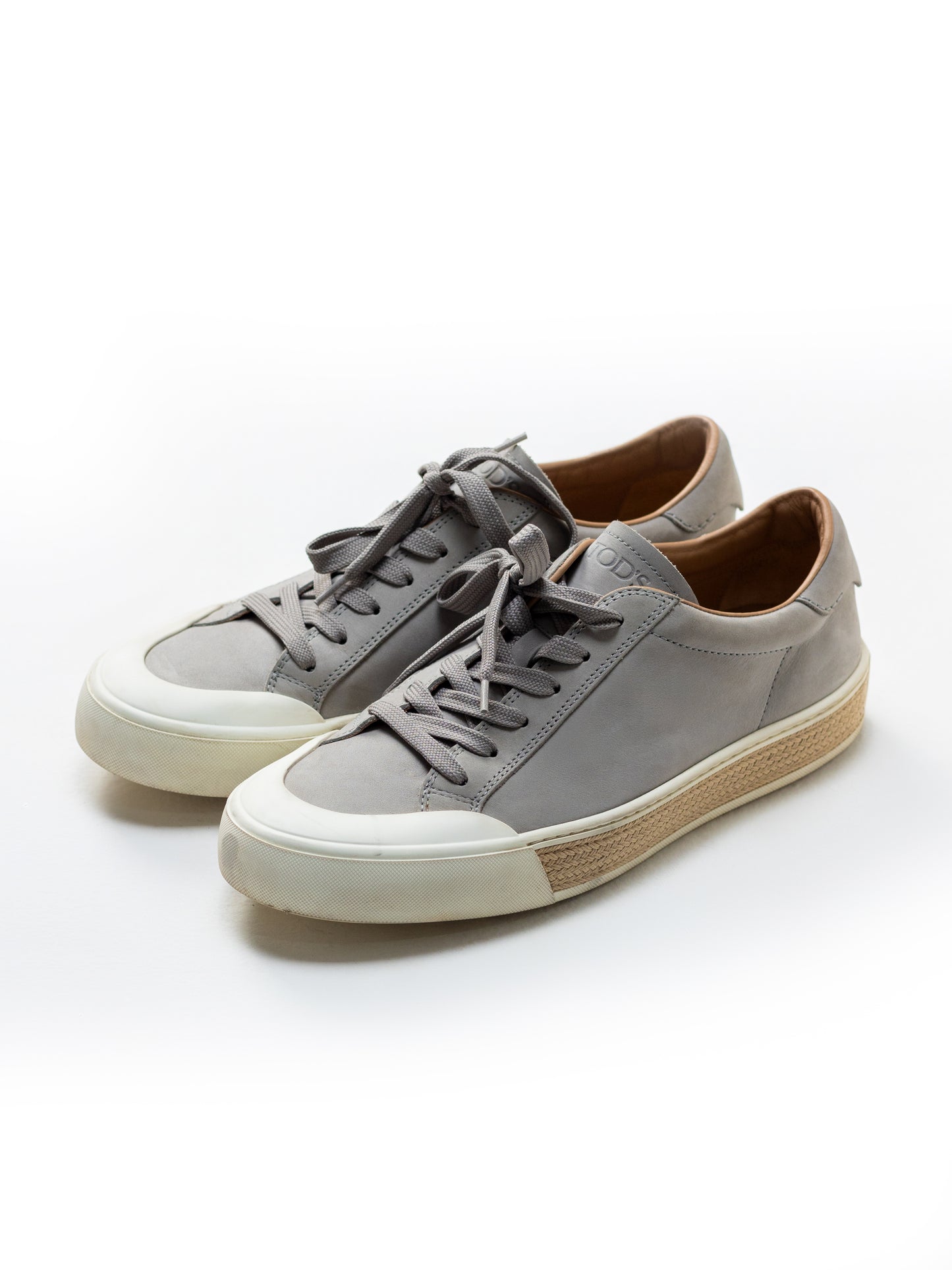 TODS LACE-UP NUBUCK SNEAKERS