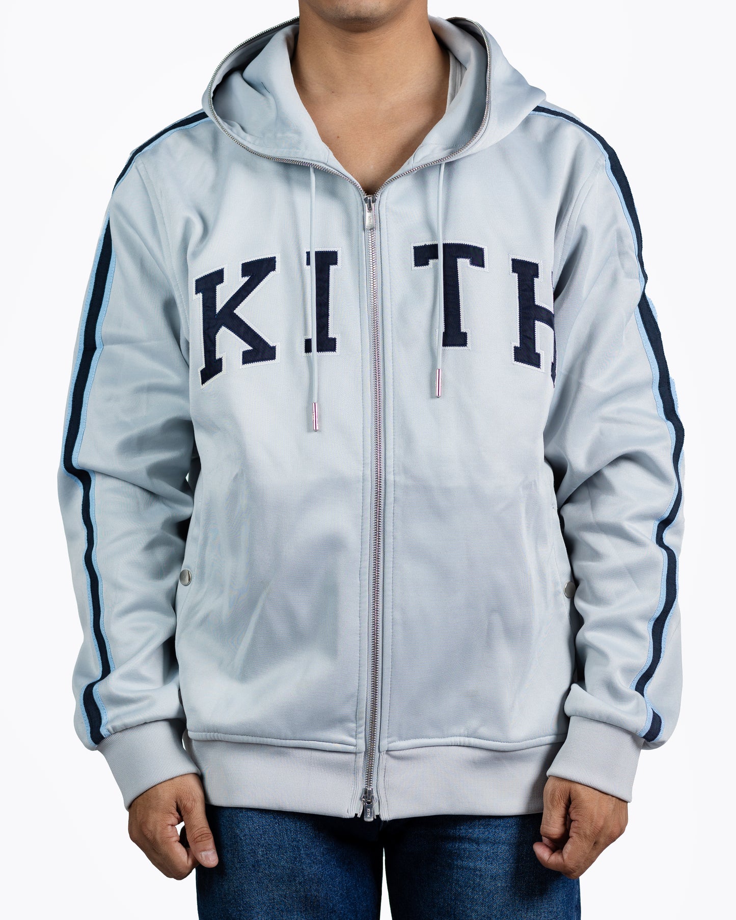 Kith Track Zipper Light Blue