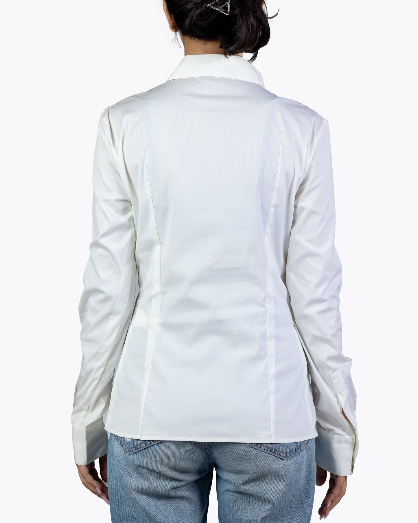 Roberto Cavalli White Button-Down