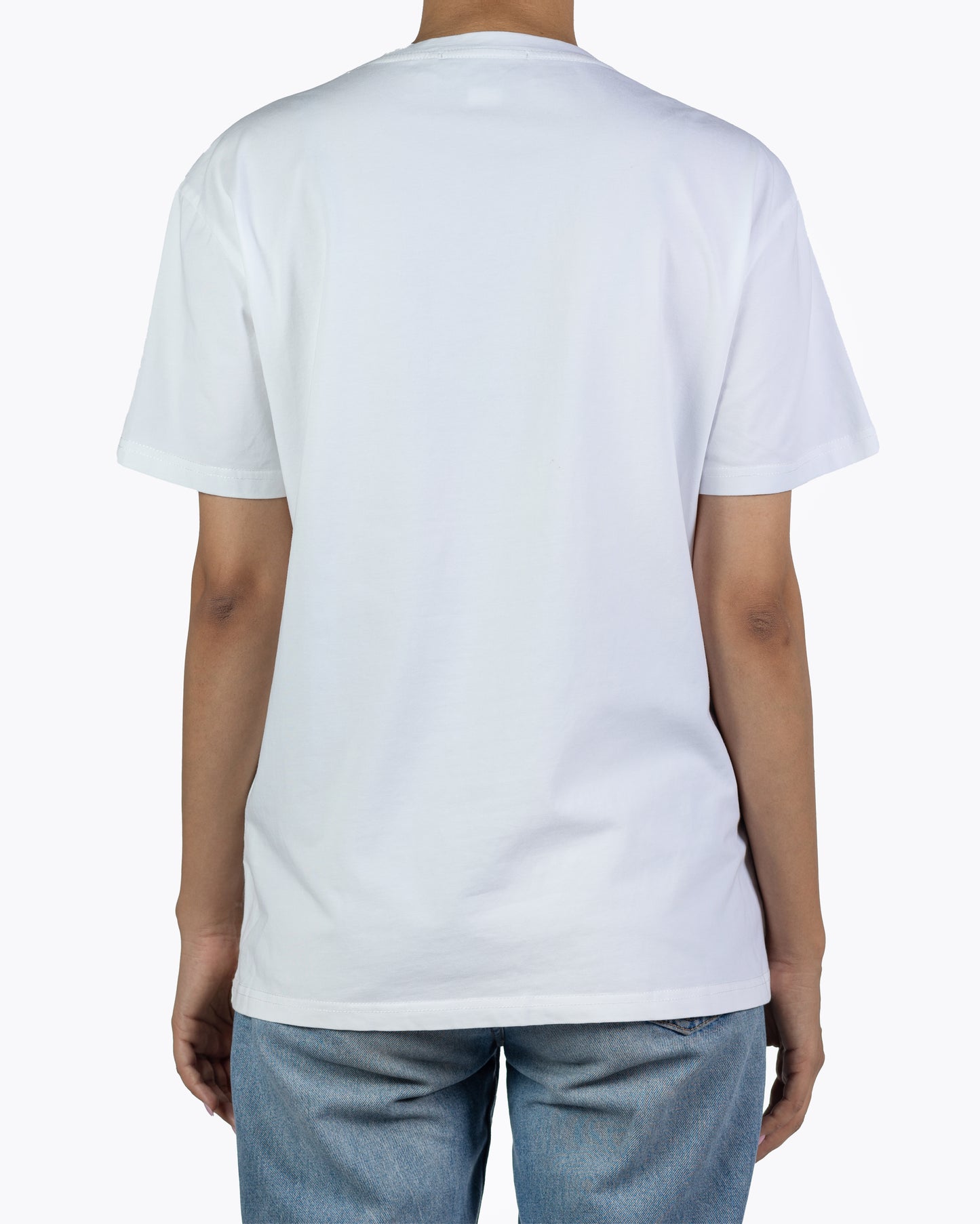 Gucci White Embroided White Tee