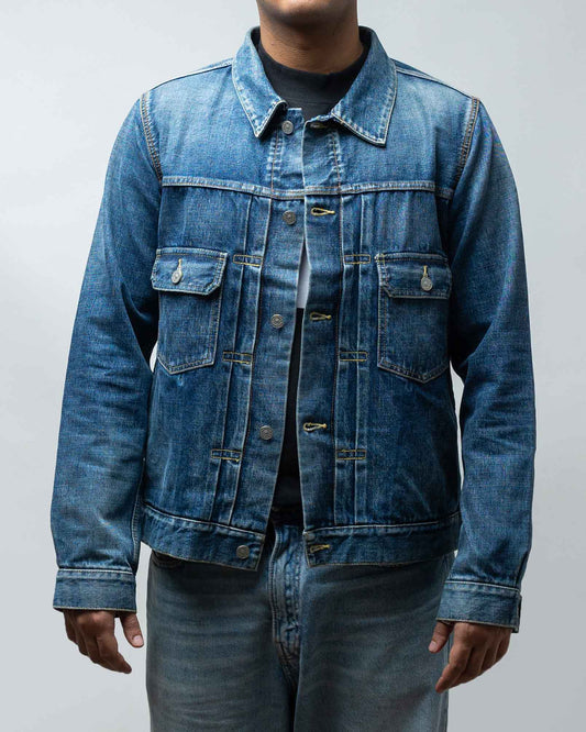 Vintage 90'S Repro Big E Tab Levis Type 2 Denim Jacket