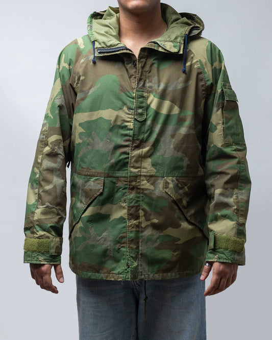 Vintage 90'S Usa Military Issued Camo Parka Jacket