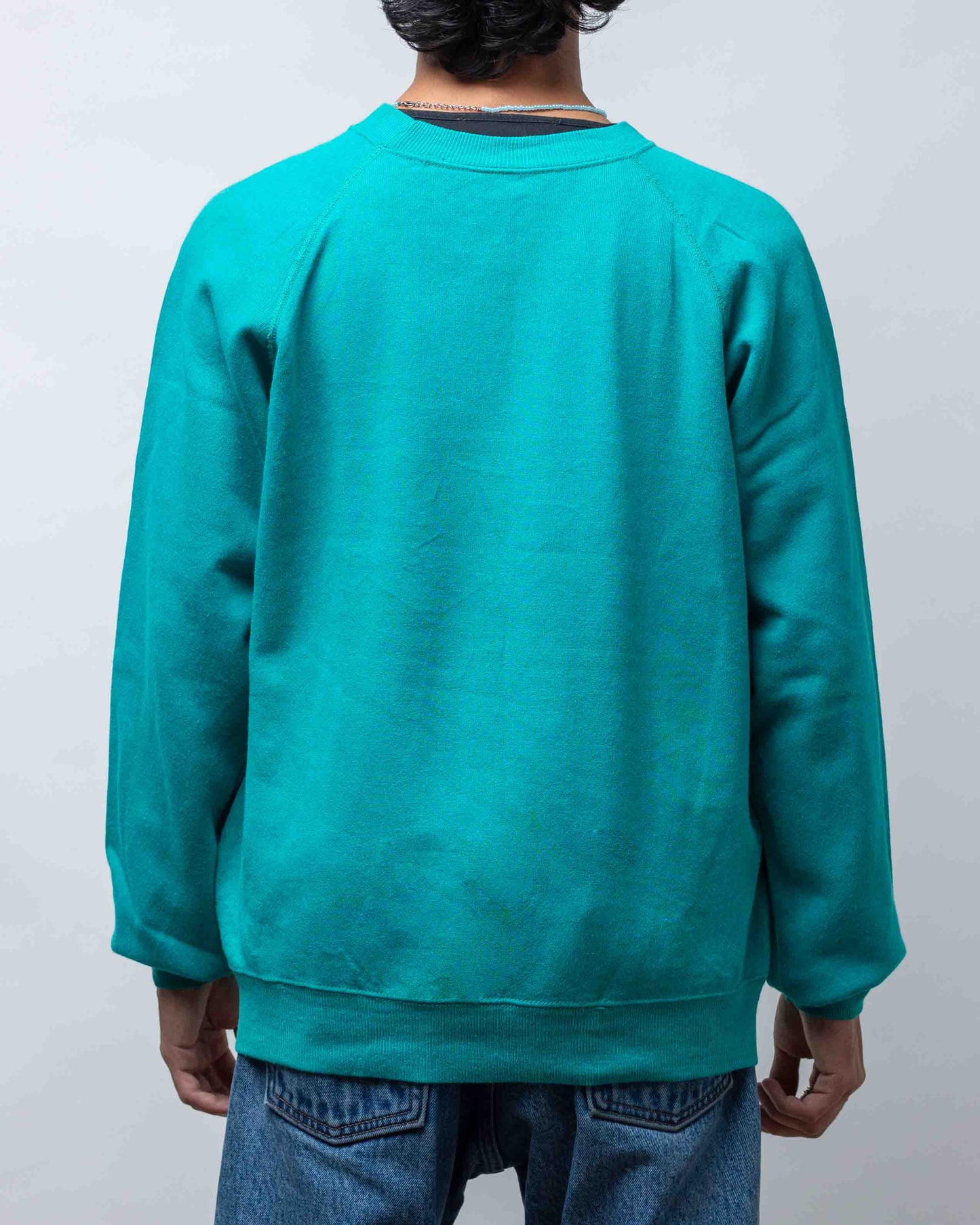 Vintage 1990 Trademarker Bird Crewneck Teal