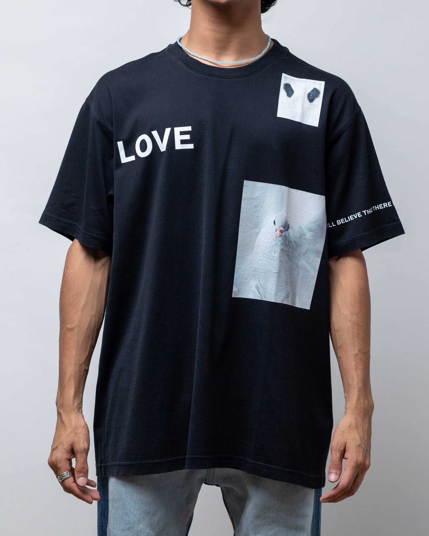 New Era Peace Love Understanding SPike Tee