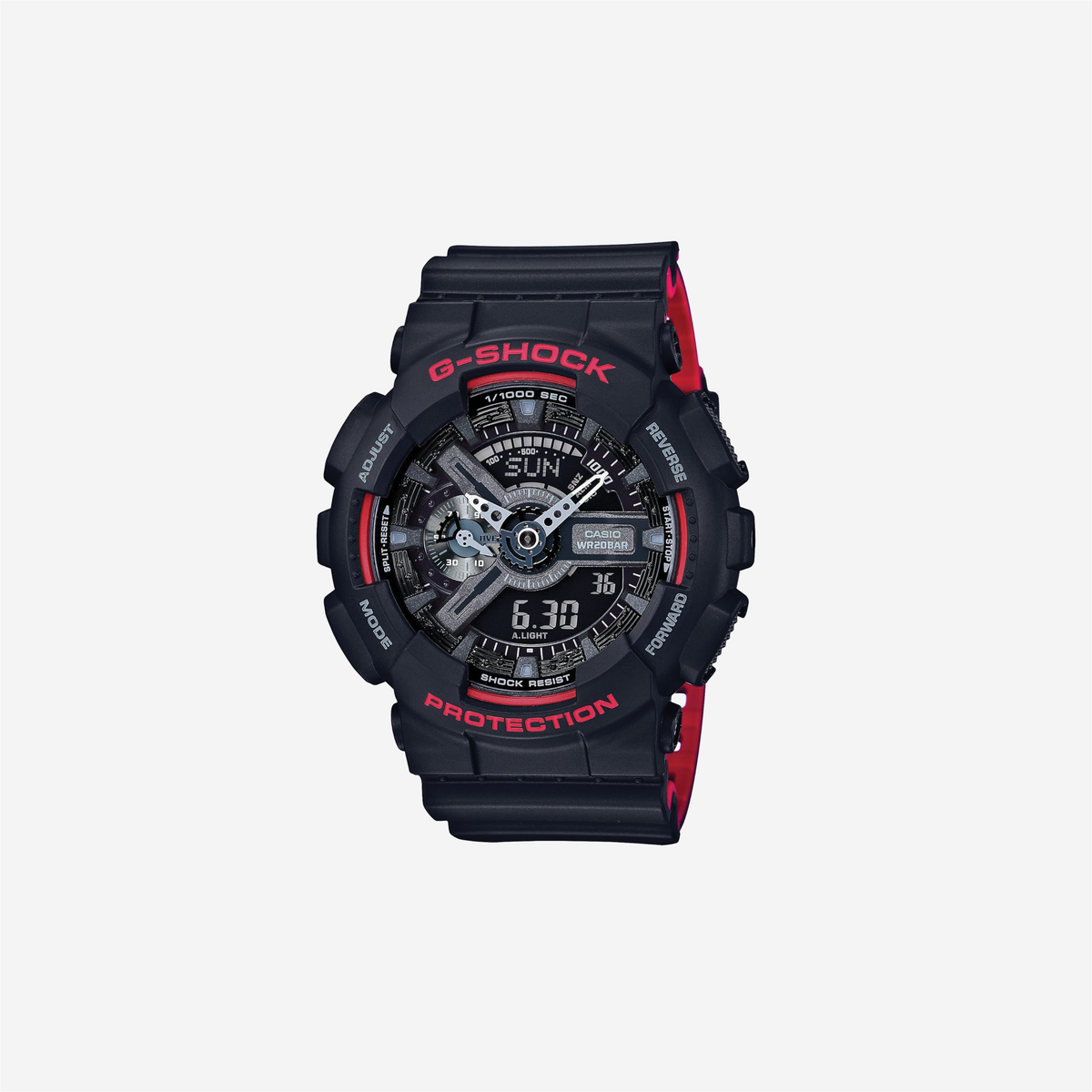 Casio G-Shock GA-110HR-1C Black Resin Strap Analog-Digital Watch