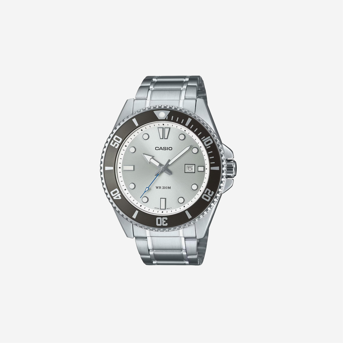 Casio MDV-107D-7AVDF Silver Dial Stainless Steel Watch