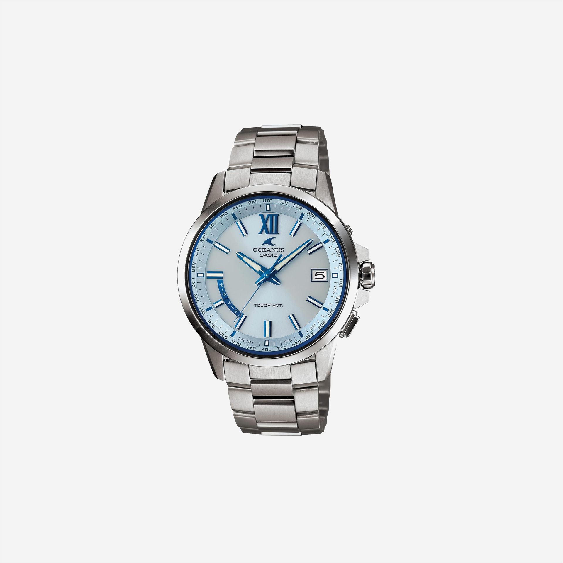 値下げ‼️ CASIO OCEANUS OCW-T150-2AJF Casio Oceanus OCW-T150-2AJF Light Blue Dial Stainless Steel Strap