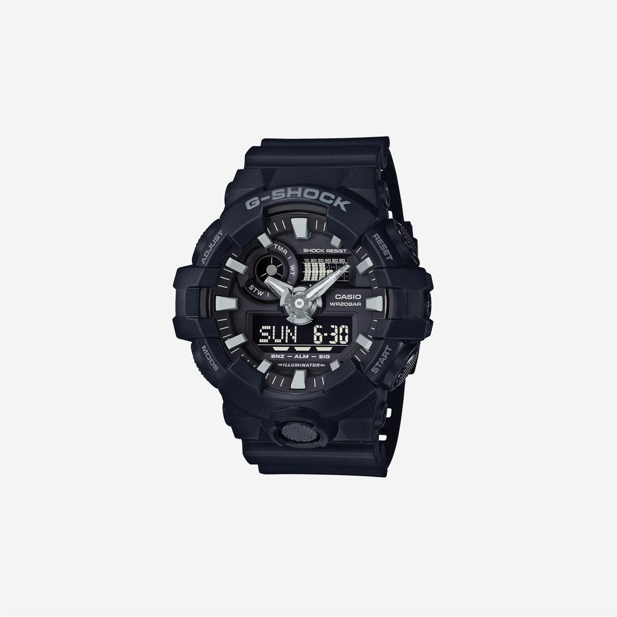 Casio G-Shock GA-700-1BDR Quartz Resin Casual Black Watch
