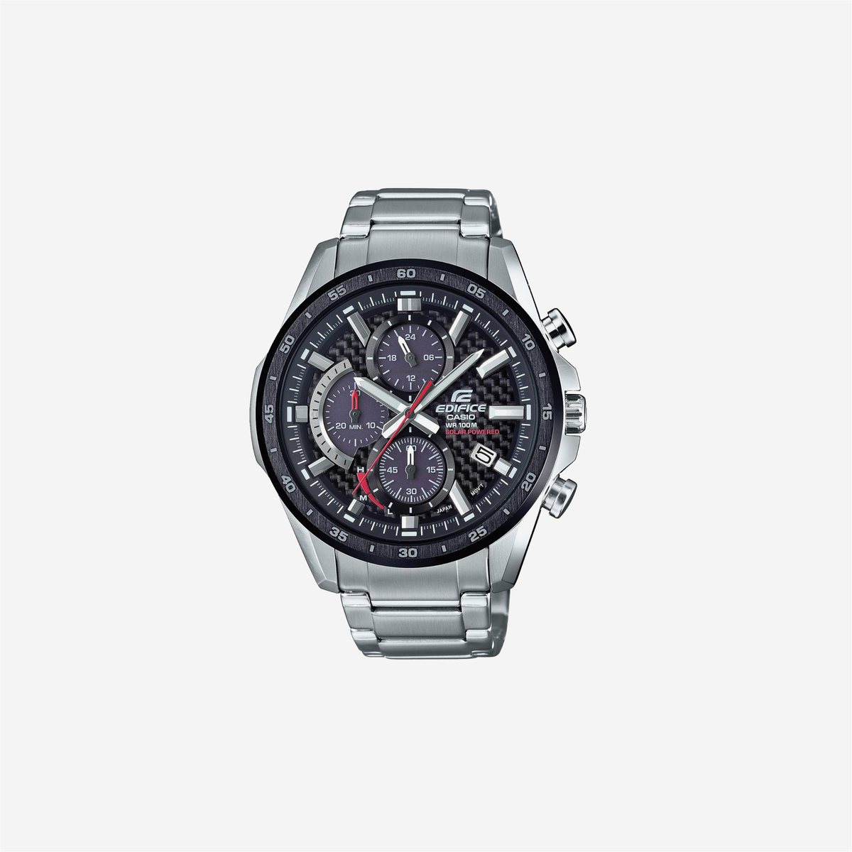 Casio Edifice EQS-900DB-1AVCR Analog-Digital Display Quartz Silver Watch