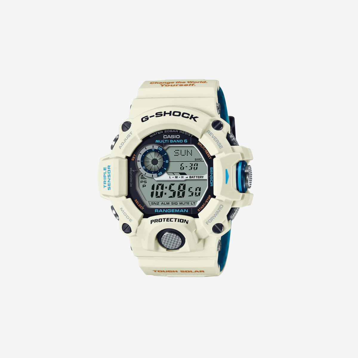 Casio G-Shock Rangeman GW-9408KJ-7JR Love The Sea & The Earth Limited Edition White Watch