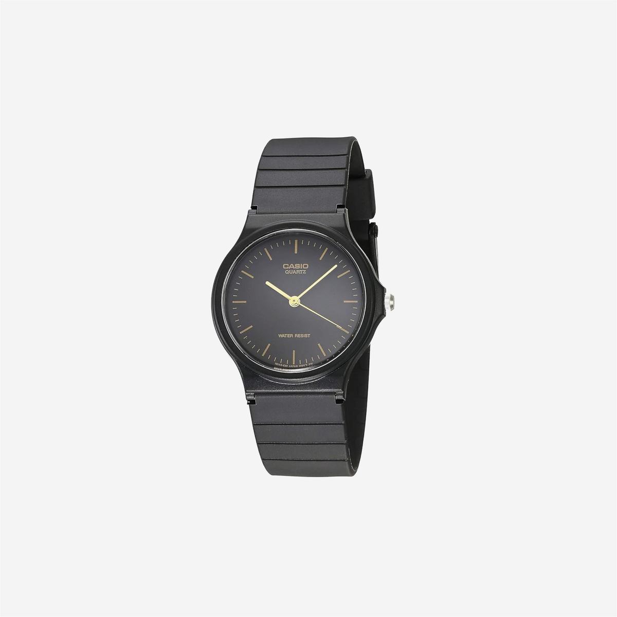 Casio MQ24 Series Quartz Analog Water Resistant Resin Case Resin Band Resin Glass Watch