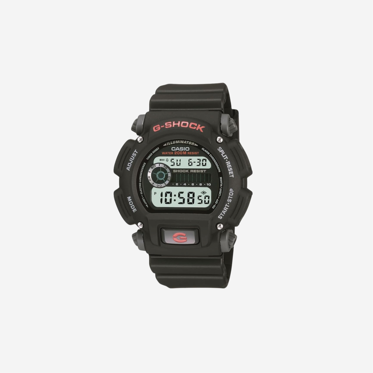Casio DW9052 Series / Digital Watch / G-Shock / 1/100 SEC Stop Watch / Countdown Timer / LED Light / 200M WR / Shock Resistant / Multi Alarm / Auto Calendar / Dual Time / 2 Yr Batt