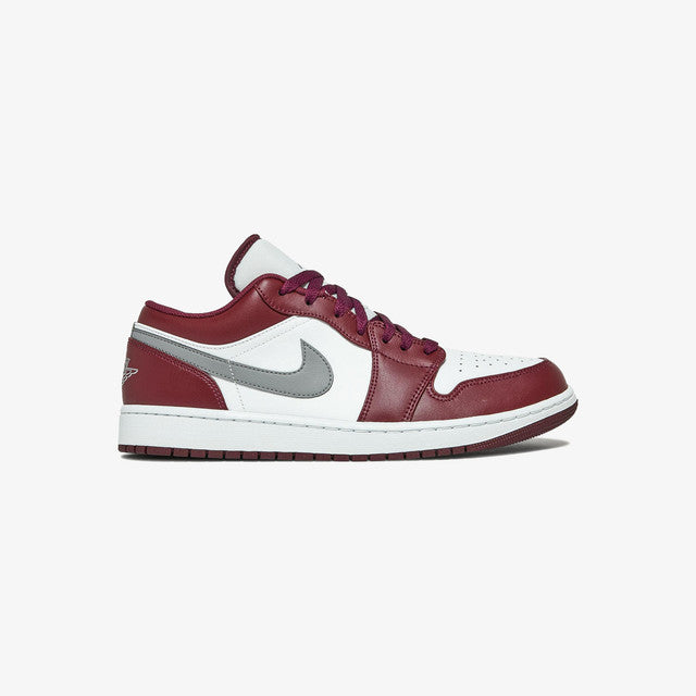 Jordan 1 Low White Bordeaux Men's