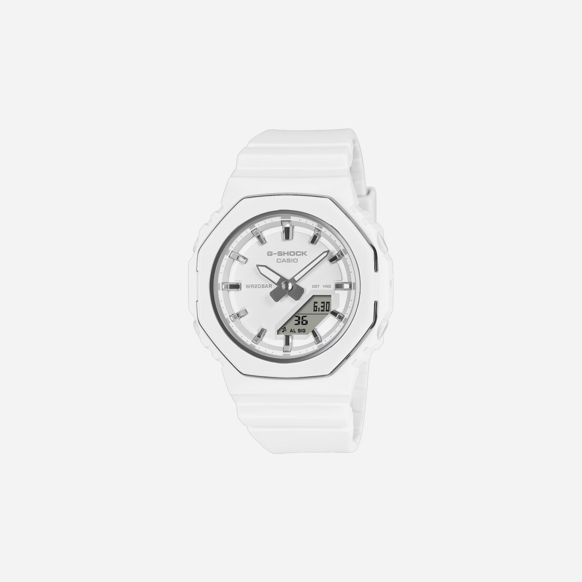 Casio G-Shock GMA-P2110-7ADR Quartz White Dial Analog-Digital Resin Watch