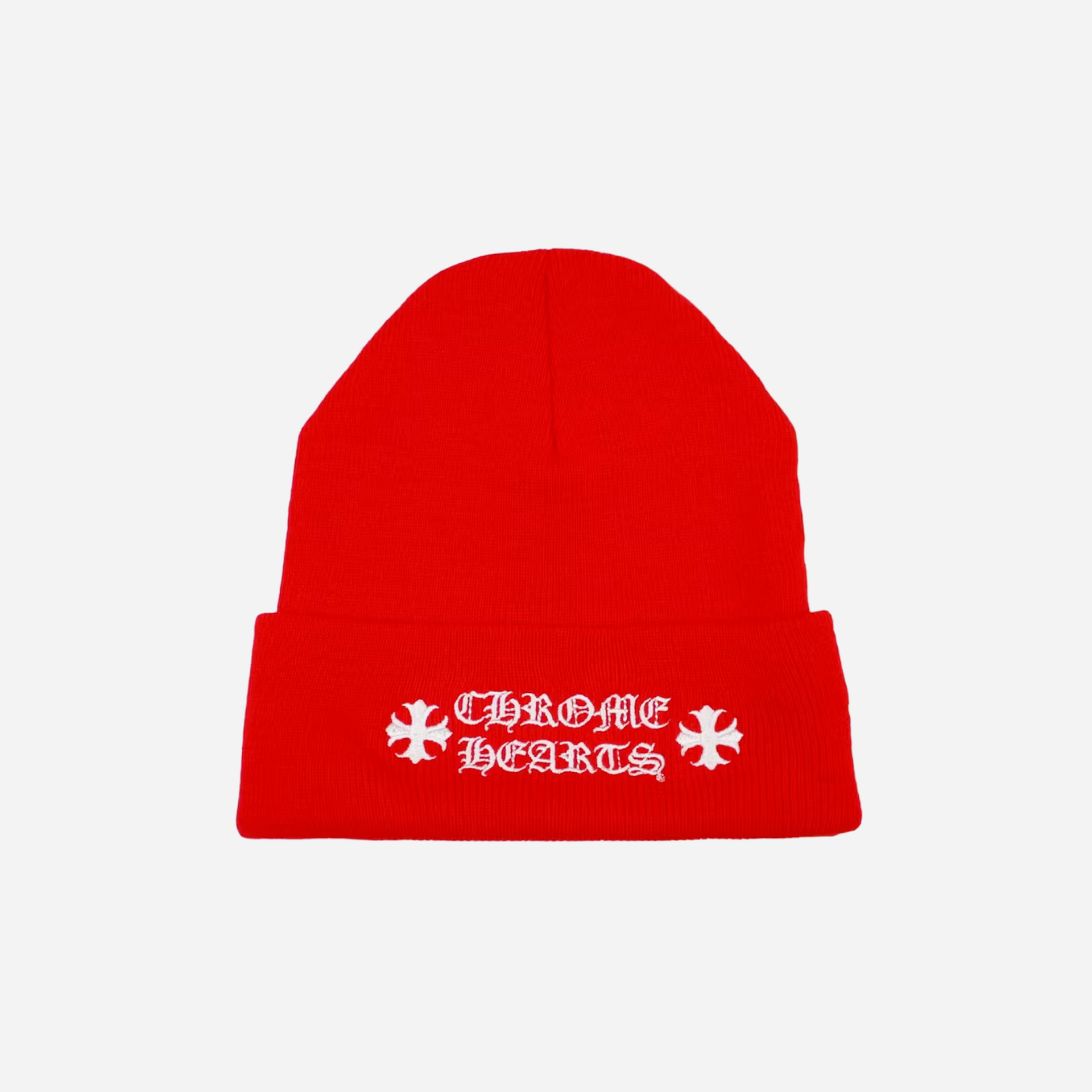 帽子 CHROME HEARTS beanie Chrome Hearts Logo Beanie Red – The Mainstreet Marketplace