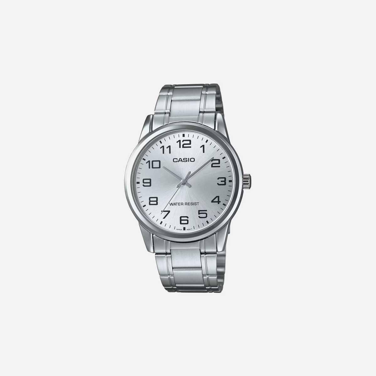 Casio Standard MTP-V001D-7B SIlver Dial Stainless Steel Watch